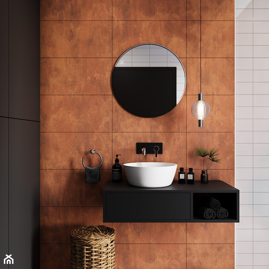 Mała, modna łazienka - Łazienka - zdjęcie od Luxum