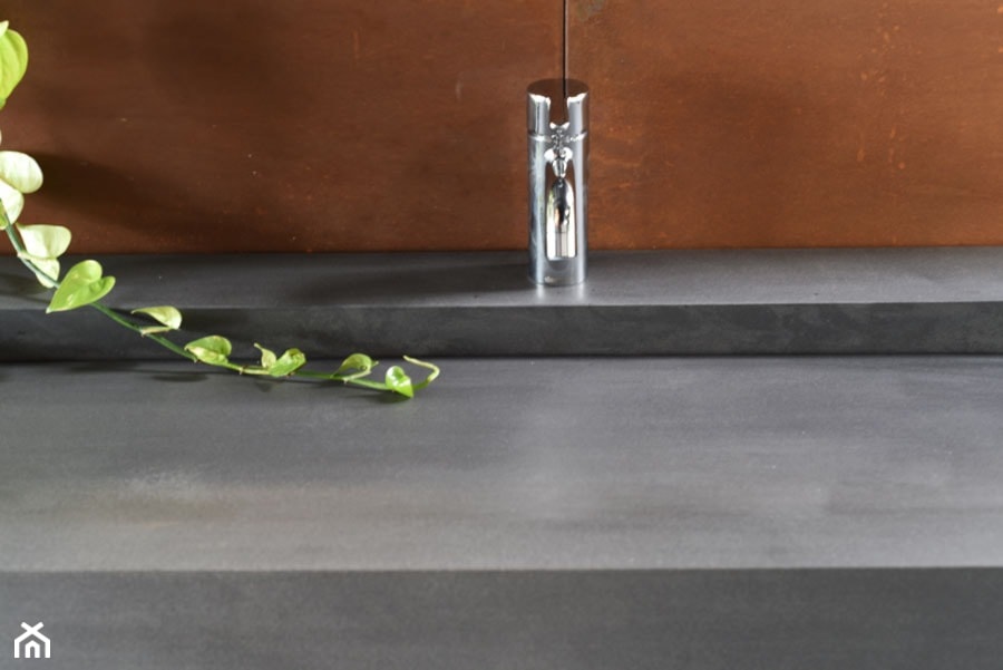 umywalka betonowa - zdjęcie od Luxum - Homebook