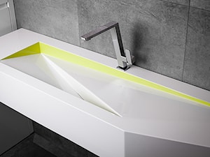 Nietypowe i asymetryczne umywalki LUXUM - Łazienka, styl nowoczesny - zdjęcie od Luxum