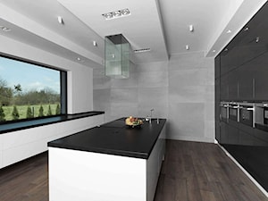 Płyty z betonu architektonicznego w aranżacji kuchni - zdjęcie od Luxum