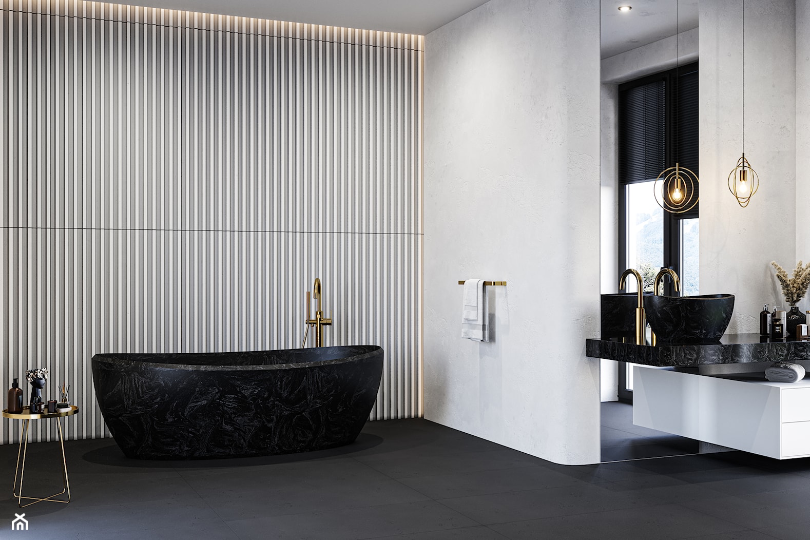 Nowoczesna, elegancka łazienka - Łazienka, styl nowoczesny - zdjęcie od Luxum - Homebook