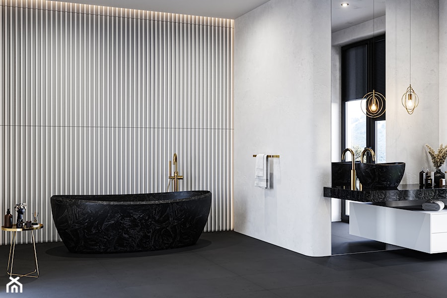 Nowoczesna, elegancka łazienka - Łazienka, styl nowoczesny - zdjęcie od Luxum