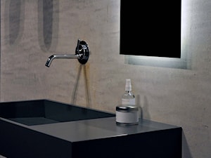 Corian - czarna umywalka - zdjęcie od Luxum