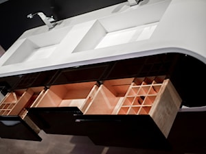 Umywalka podwójna w zabudowie z szafką GOOGLE - zdjęcie od Luxum