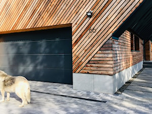 Aranżacja elewacji z betonem architektonicznym - zdjęcie od Luxum