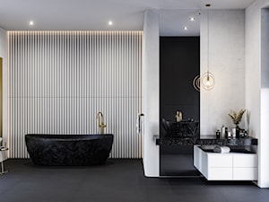 Nowoczesna, elegancka łazienka - Łazienka, styl nowoczesny - zdjęcie od Luxum