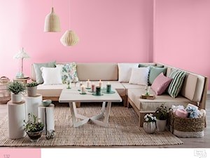 Trendy 2017 - Mały różowy salon - zdjęcie od Śnieżka