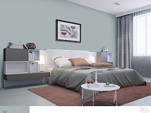 Trendy 2016 - Duża sypialnia, styl minimalistyczny - zdjęcie od Śnieżka
