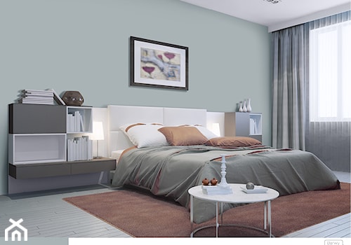 Trendy 2016 - Duża sypialnia, styl minimalistyczny - zdjęcie od Śnieżka