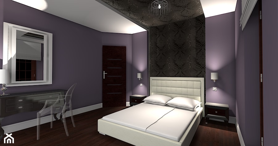 Sypialnia, styl glamour - zdjęcie od Studio Architektury Wnętrz Decor Urszula Chmielewska