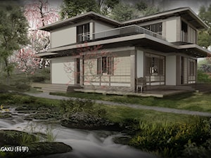Kagaku - dom inspirowany Japonią - zdjęcie od Black Chilla Design Studio