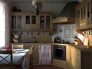 Kuchnia rustykalna - zdjęcie od Black Chilla Design Studio