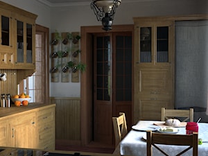 Wejście do kuchni - zdjęcie od Black Chilla Design Studio