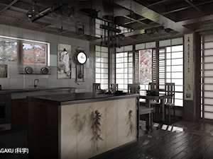 Kagaku - projekt wnętrza inspirowany Japonią - zdjęcie od Black Chilla Design Studio