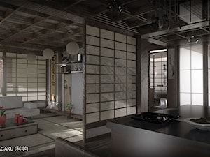 Kagaku - projekt wnętrza inspirowany Japonią - zdjęcie od Black Chilla Design Studio