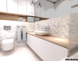 Mieszkanie Kielce III - Mała bez okna łazienka, styl nowoczesny - zdjęcie od EMKU - Homebook