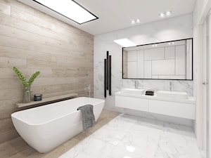 WHITE MARBLE - Łazienka, styl nowoczesny - zdjęcie od NONOVIZ STUDIO