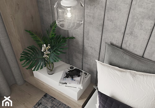 Projekt domu jendorodzinnego 120m2 - Sypialnia, styl minimalistyczny - zdjęcie od NONOVIZ STUDIO