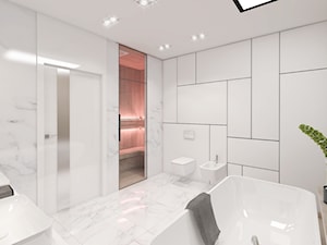 WHITE MARBLE - Łazienka, styl nowoczesny - zdjęcie od NONOVIZ STUDIO