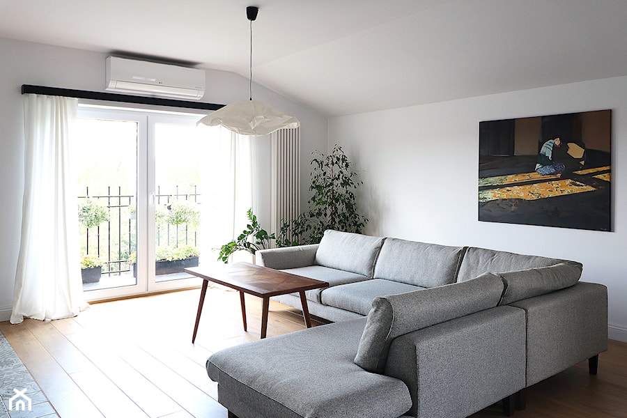 Mieszkanie AL - Salon, styl minimalistyczny - zdjęcie od Agnieszka Lisek architekt wnętrz