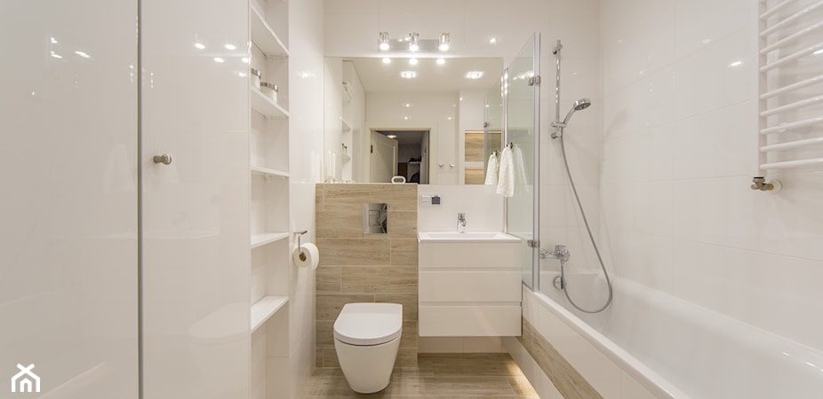 Oświetlenie małej łazienki – jak rozmieścić oświetlenie w małej łazience?