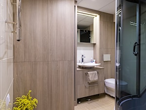 KOMPLEKSOWA REALIZACJA MIESZKANIA - Mała łazienka, styl nowoczesny - zdjęcie od ATELIER