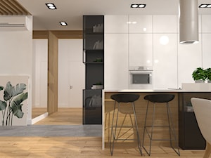 Projekt Apartamentu 104m2 | Wilanów - Kuchnia, styl nowoczesny - zdjęcie od FRAMUGA studio