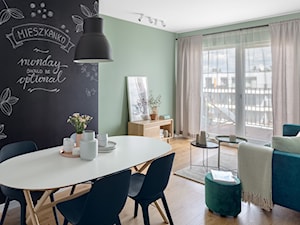 Projekt Mieszkania 58m2 | Białołęka - Salon, styl nowoczesny - zdjęcie od FRAMUGA studio