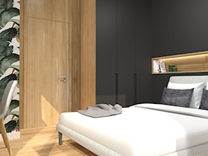 Projekt Apartamentu 104m2 | Wilanów - Sypialnia, styl nowoczesny - zdjęcie od FRAMUGA studio
