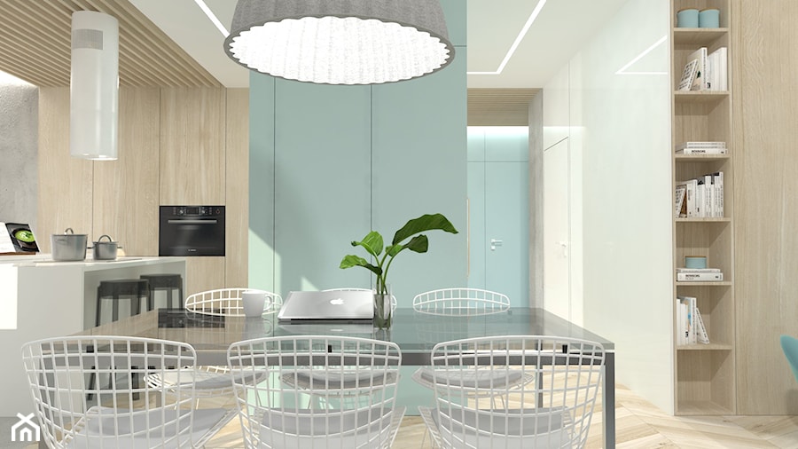 Projekt Mieszkania 108m2 | Saska Kępa - Salon, styl nowoczesny - zdjęcie od FRAMUGA studio
