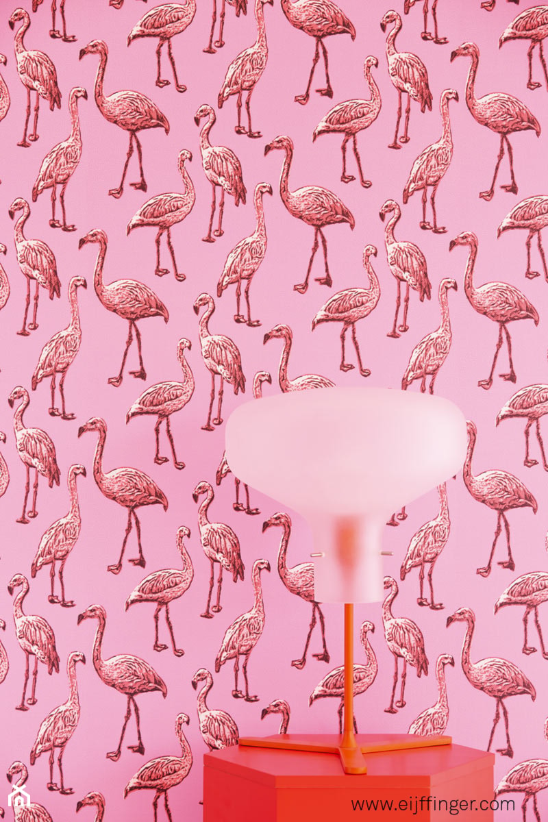 TAPETA FLAMINGI PINK - zdjęcie od Decodore