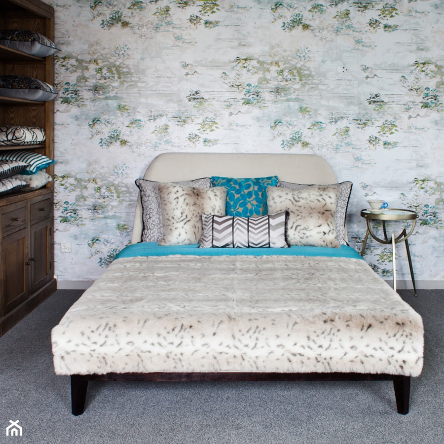 Mała sypialnia, styl glamour - zdjęcie od Decodore
