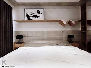 Piaskowa - Mała sypialnia, styl minimalistyczny - zdjęcie od KONZEPT Architekci