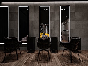Salon fryzjerski - Wnętrza publiczne, styl minimalistyczny - zdjęcie od KONZEPT Architekci