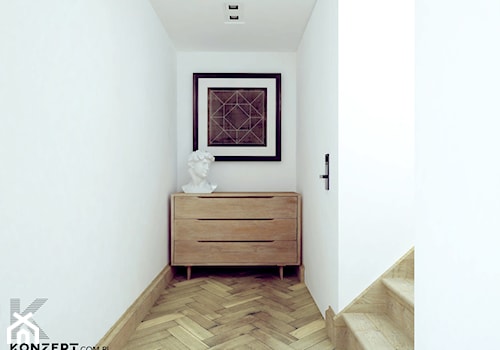 Stolarska II - Mały biały hol / przedpokój, styl tradycyjny - zdjęcie od KONZEPT Architekci