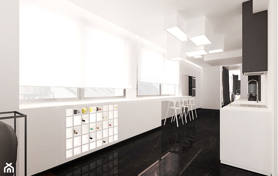 Miodowa - Kuchnia, styl minimalistyczny - zdjęcie od KONZEPT Architekci