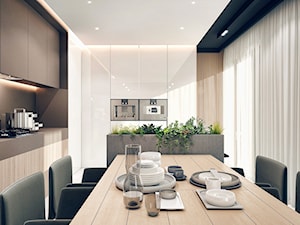 Chojnice - Średnia jadalnia w kuchni - zdjęcie od KONZEPT Architekci