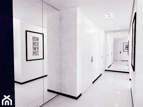 Aranżacje wnętrz - Hol / Przedpokój: Angel Wawel II - Duży biały hol / przedpokój, styl minimalistyczny - KONZEPT Architekci. Przeglądaj, dodawaj i zapisuj najlepsze zdjęcia, pomysły i inspiracje designerskie. W bazie mamy już prawie milion fotografii!