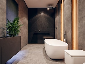 WARSZAWA II - Średnia bez okna łazienka, styl nowoczesny - zdjęcie od KONZEPT Architekci
