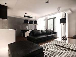 Daszyńskiego - Salon, styl minimalistyczny - zdjęcie od KONZEPT Architekci