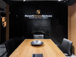 Biuro Private House Brokers - Wnętrza publiczne, styl nowoczesny - zdjęcie od KONZEPT Architekci
