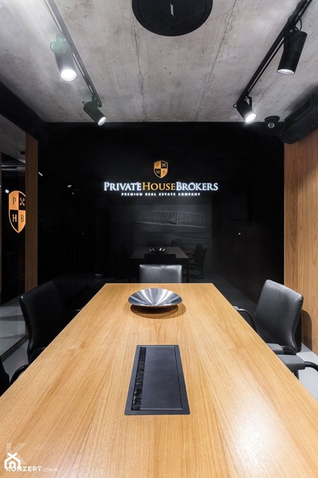 Biuro Private House Brokers - Wnętrza publiczne, styl nowoczesny - zdjęcie od KONZEPT Architekci