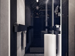 Gen. Kościuszki - Mała łazienka, styl minimalistyczny - zdjęcie od KONZEPT Architekci