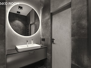 Łazienka nowoczesna z płytkami imitującymi beton - zdjęcie od Pracownia Architektury Wnętrz Decoroom