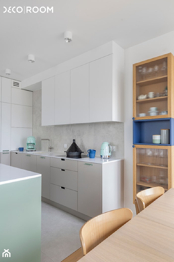 Mieszkanie w stylu modern vintage - Kuchnia, styl vintage - zdjęcie od Pracownia Architektury Wnętrz Decoroom - Homebook