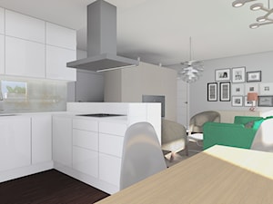 Mieszkanie na Kabatach 95m2 - Kuchnia, styl nowoczesny - zdjęcie od Łukasz Milewski Architekt