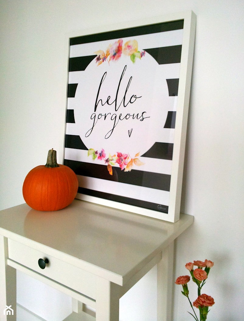 Plakat Hello gorgeous! - zdjęcie od Gumberry - Homebook