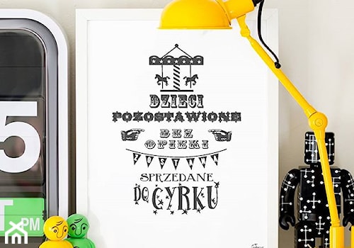 Plakat dekoracyjny z przymrużeniem oka - marka Gumberry inspiruje po polsku! - zdjęcie od Gumberry