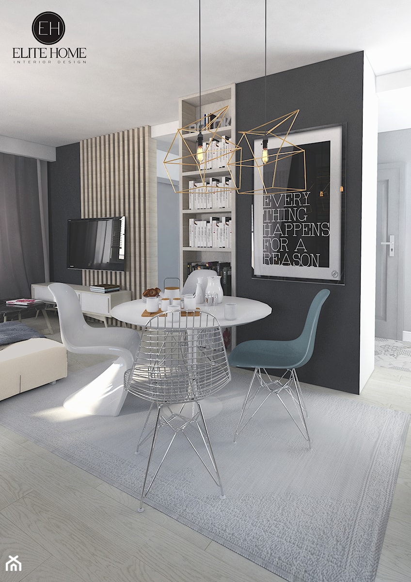 Apartamenty Srebrna - Jadalnia, styl nowoczesny - zdjęcie od ELITE HOME