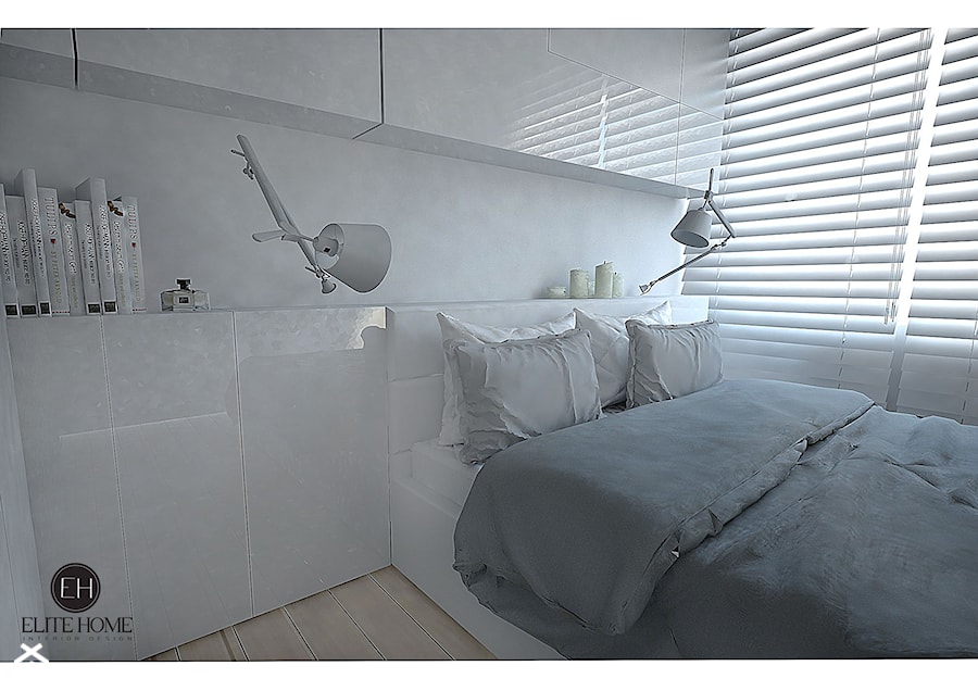 SKANDYNAWSKA BIEL - Sypialnia, styl minimalistyczny - zdjęcie od ELITE HOME